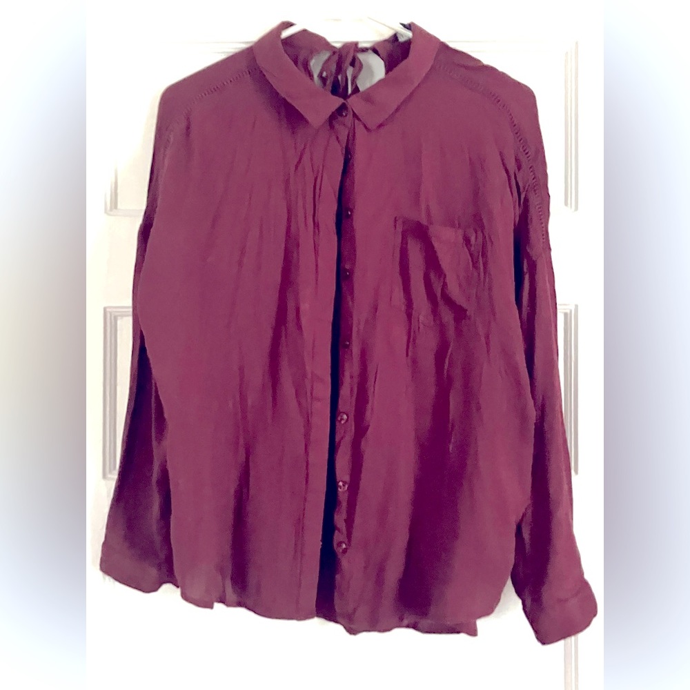 Plum blouse